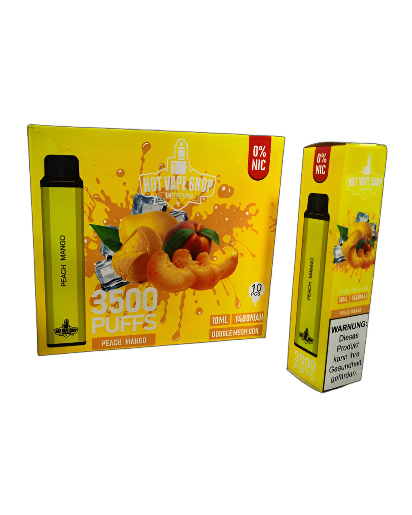 Hot Vape Shop Vape Pen 3500 Puffs - Einweg Vape - Nikotinfrei