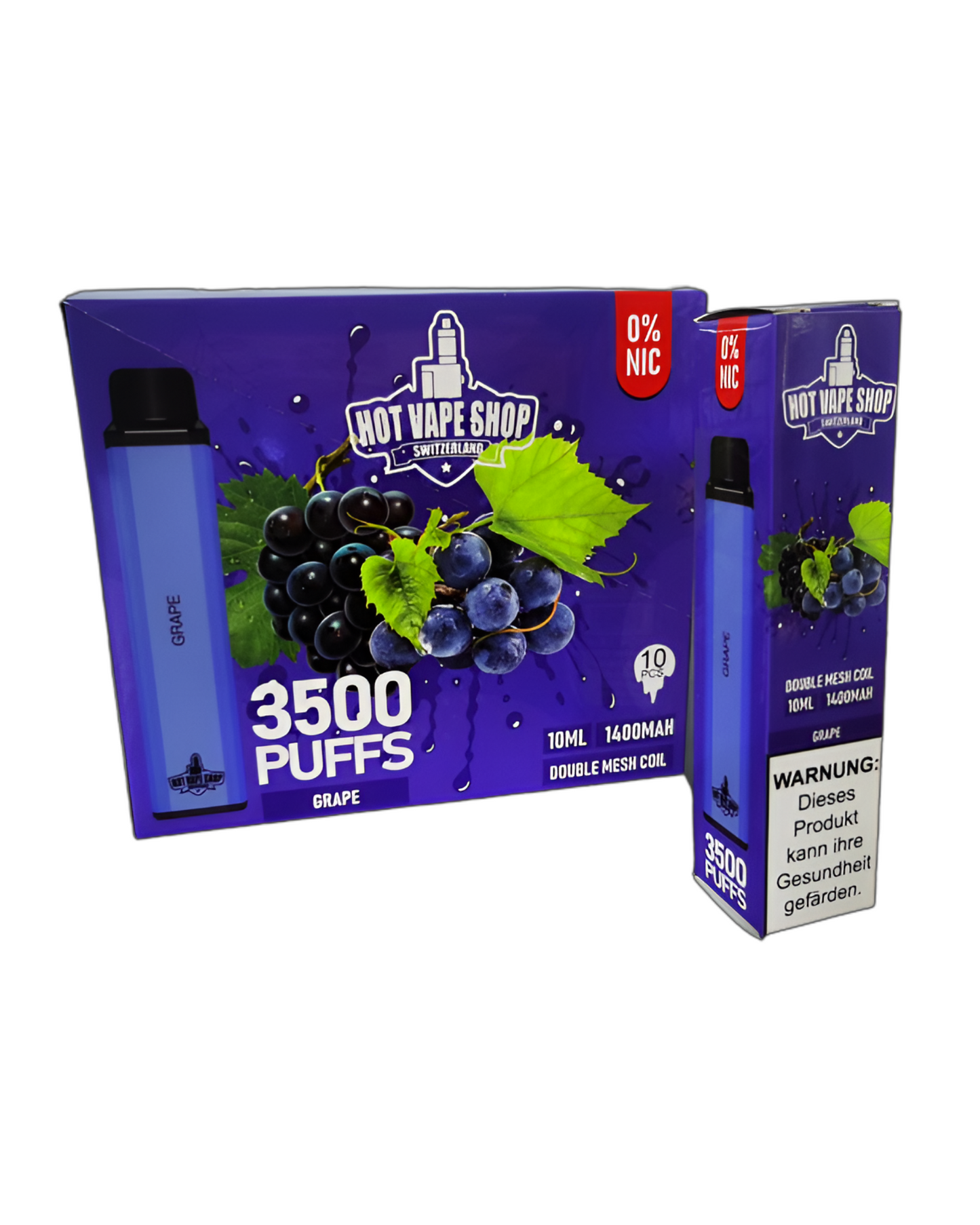 Hot Vape Shop Vape Pen 3500 Puffs - Einweg Vape - Nikotinfrei