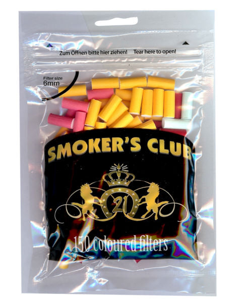 Smokers Club Farbige Zigarettenfilter